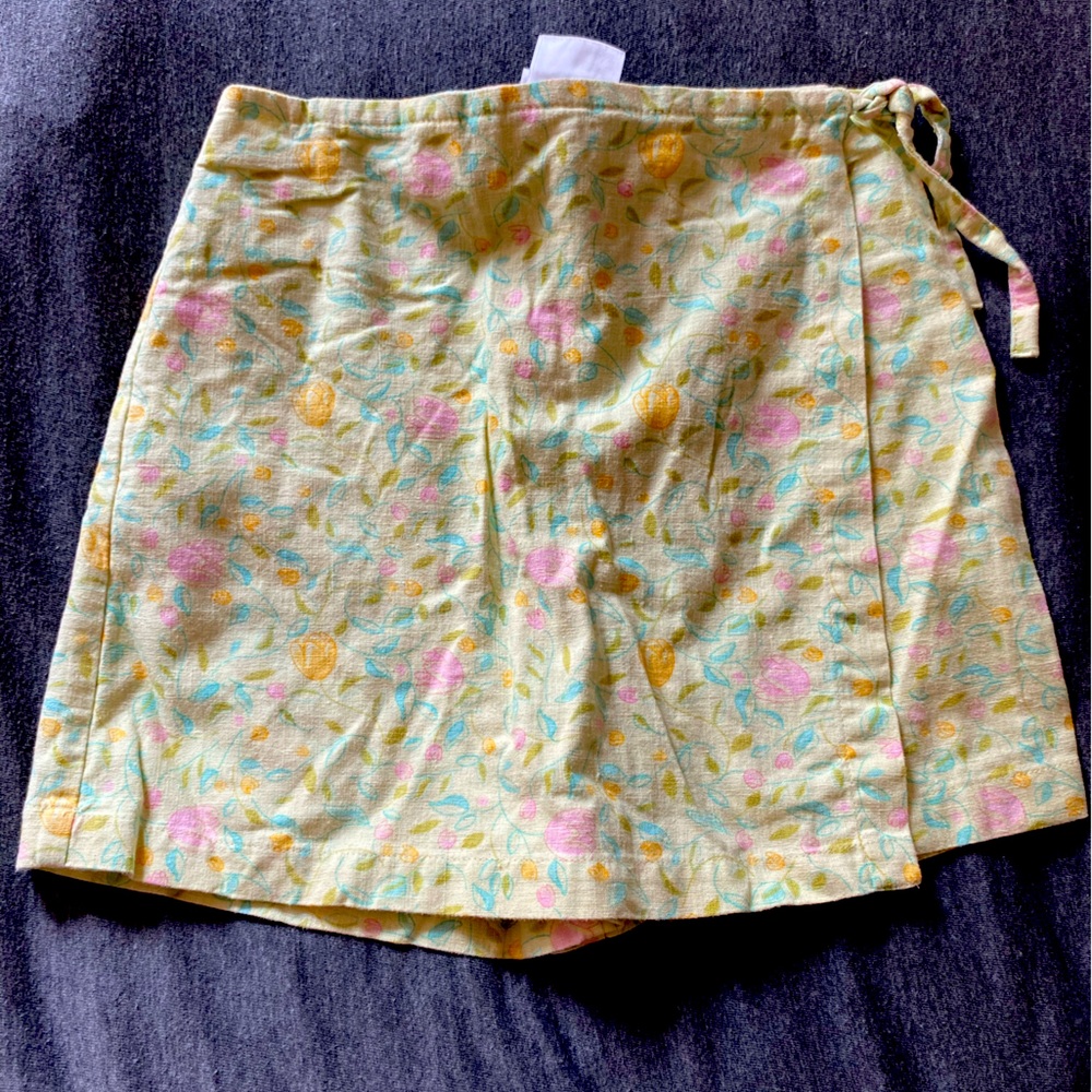 Disney Store Kids Vintage Linen Wrap Skort